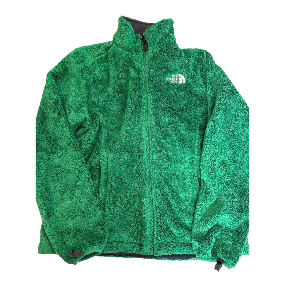 The North Face Osito Jacket Womens Small Green Fleece Outdoor Winter Hiking Cozy